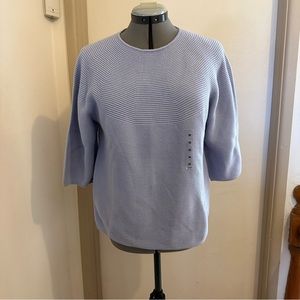 Uniqlo 3D Knit Cotton Volume 3/4 Sleeve Sweater